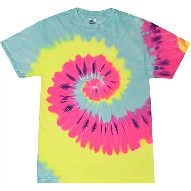 Colortone 1000Y Youth Multi-Color Tie-Dyed T-Shirt – Blast