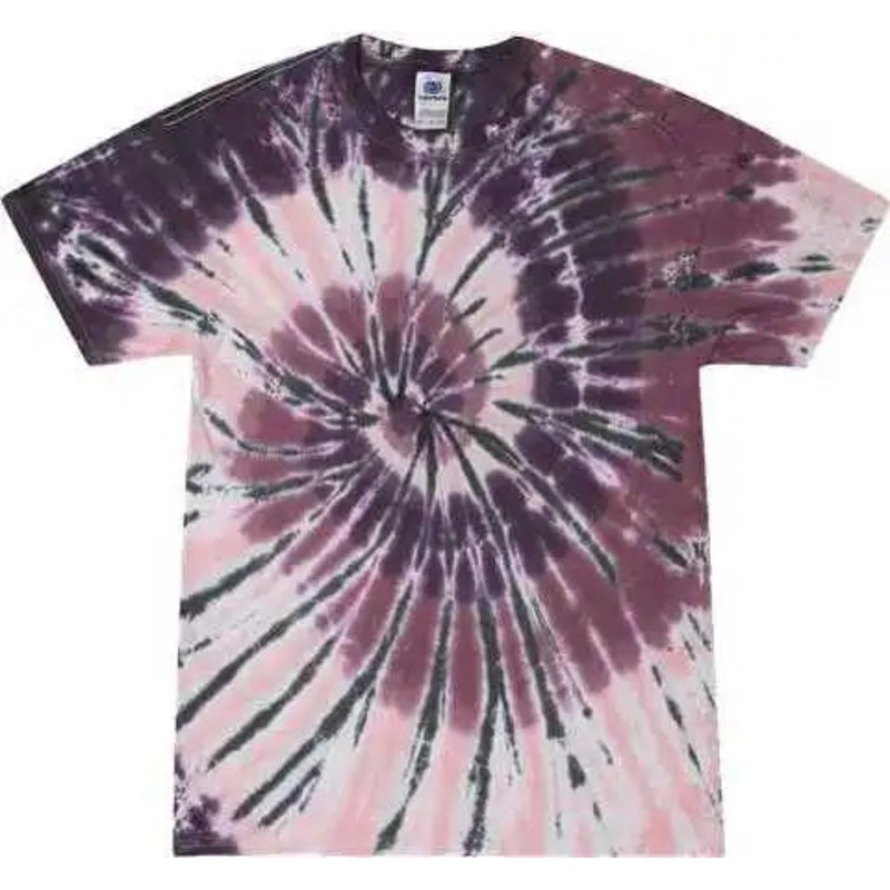 Colortone 1000Y Youth Multi-Color Tie-Dyed T-Shirt – Cherry Cola