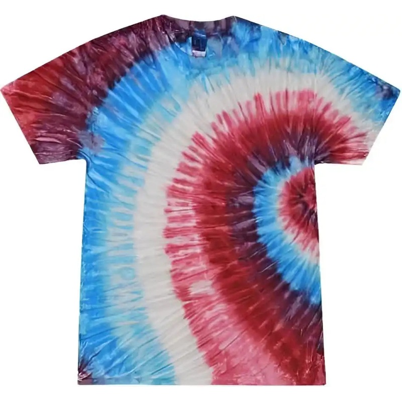 Colortone 1000Y Youth Multi-Color Tie-Dyed T-Shirt – Fire Cracker