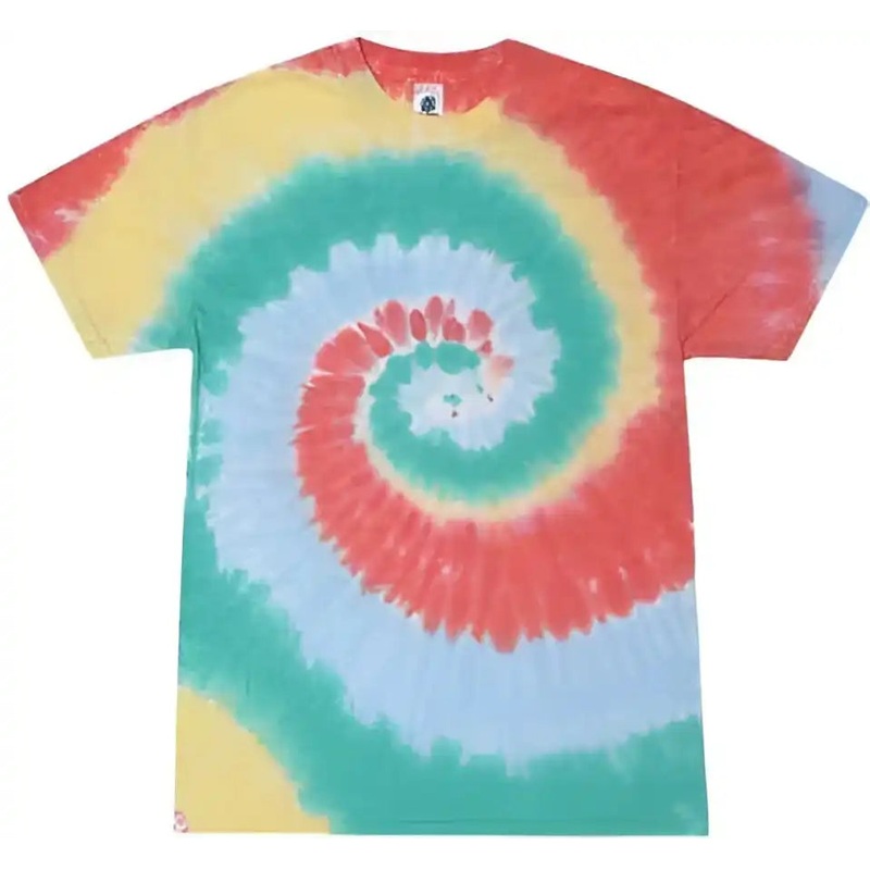 Colortone 1000Y Youth Multi-Color Tie-Dyed T-Shirt – Gum Drop