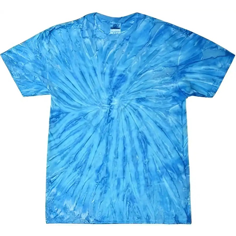 Colortone 1000Y Youth Multi-Color Tie-Dyed T-Shirt – Neon Blueberry