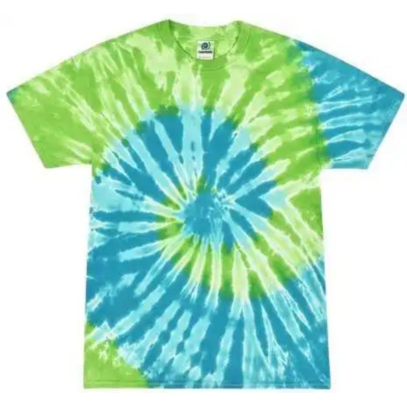 Colortone 1000Y Youth Multi-Color Tie-Dyed T-Shirt – Saint Lucia