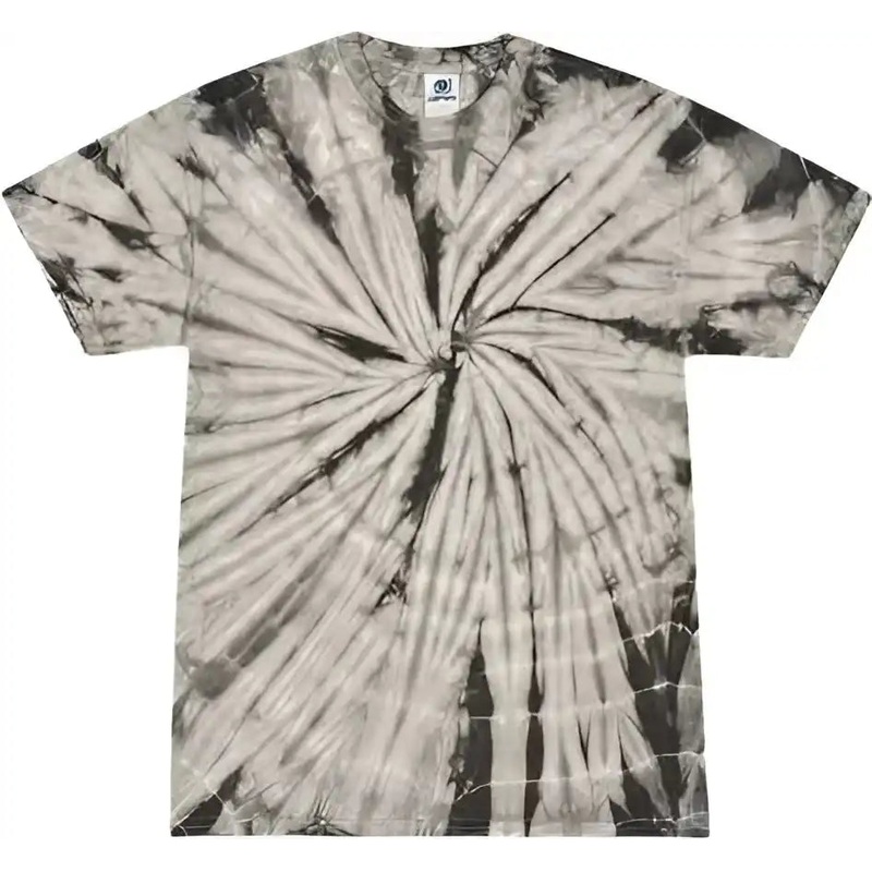 Colortone 1000Y Youth Multi-Color Tie-Dyed T-Shirt – Spider Grey