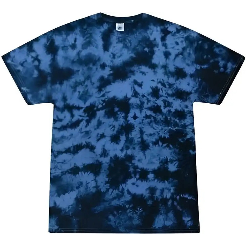 Colortone 1390 Crystal Wash T-Shirt – Crystal Columbia/ Navy