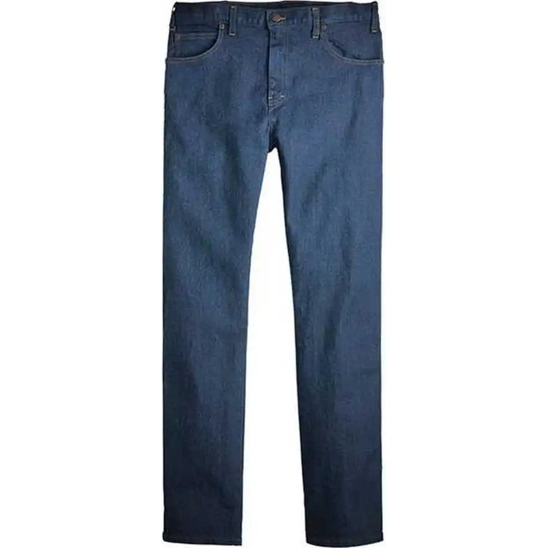 Dickies LD21 Industrial 5-Pocket Flex Jeans – Rinsed Indigo Blue – 32I