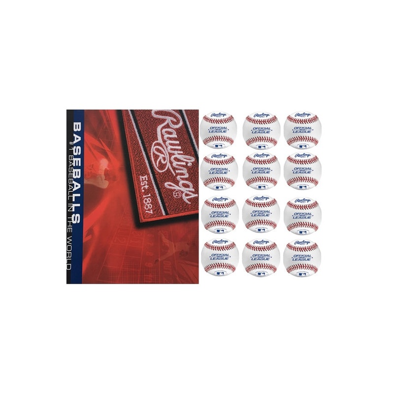 Honkbal – ROLB2 Leren Honkbal – DOZIJN – Wit – 9 inch – 12 stuks