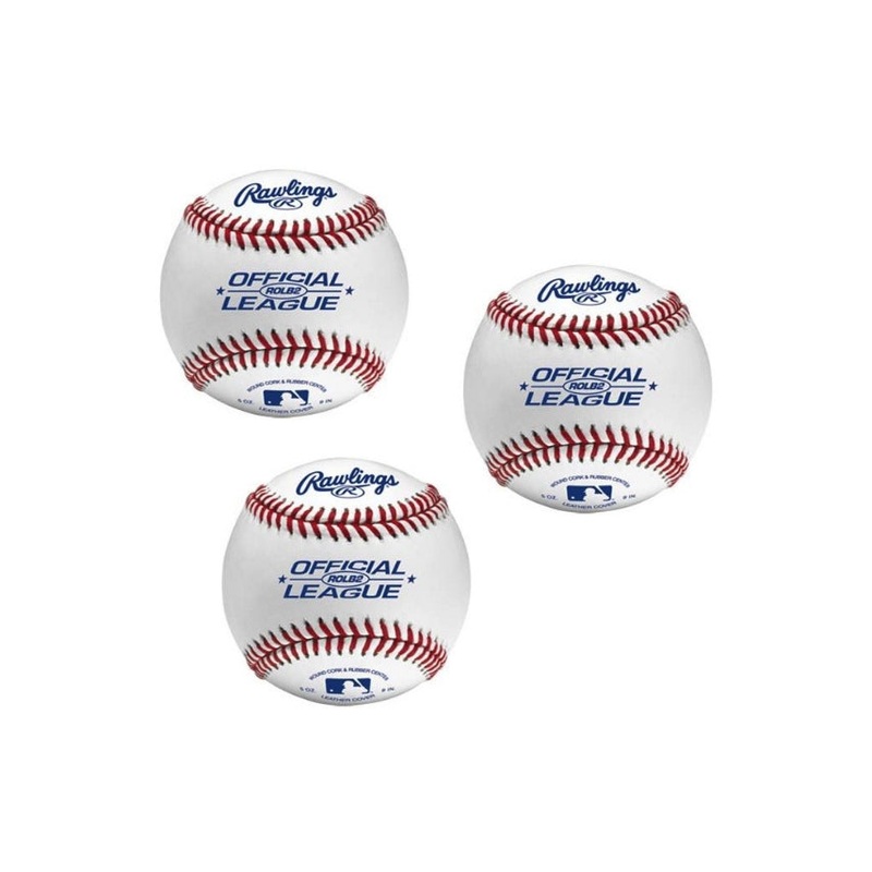 Honkbal van leer – ROLB2 – 3 stuks