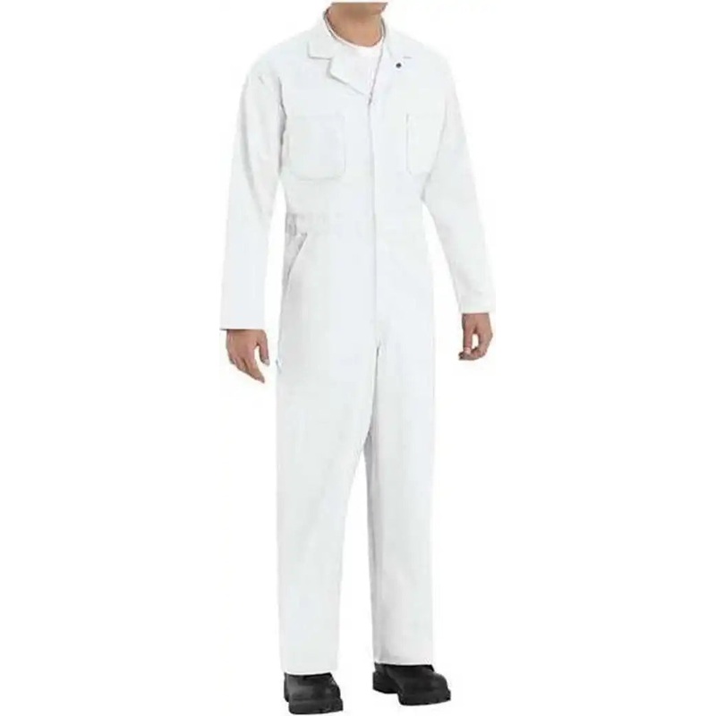 Red Kap CT10EXT Twill Action Back Coverall Extended Sizes – White
