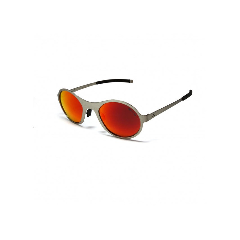 Zonnebril Heren – Steampunk Zonnebril – Polycarbonaat Lenzen (Rood)