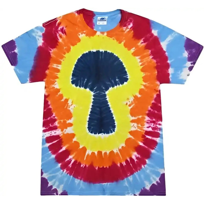 Colortone 1150 Shapes Tie-Dyed T-Shirt – Multicolor Mushroom