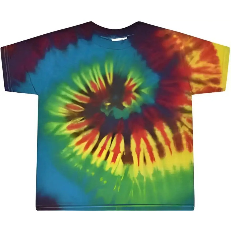 Colortone 1160 Toddler Tie-Dyed T-Shirt – Reactive Rainbow
