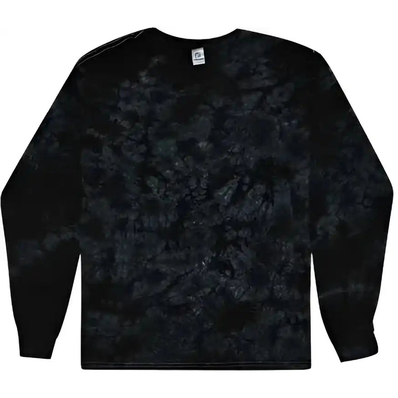 Colortone 2390 Crystal Wash Long Sleeve T-Shirt – Crystal Black