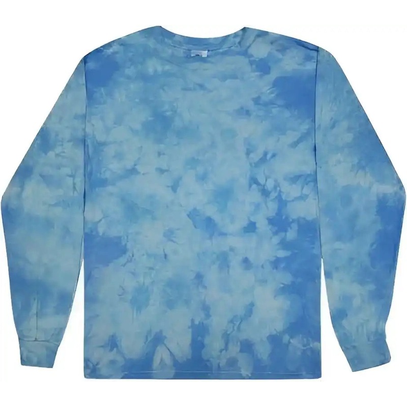 Colortone 2390 Crystal Wash Long Sleeve T-Shirt – Crystal Carolina Blue