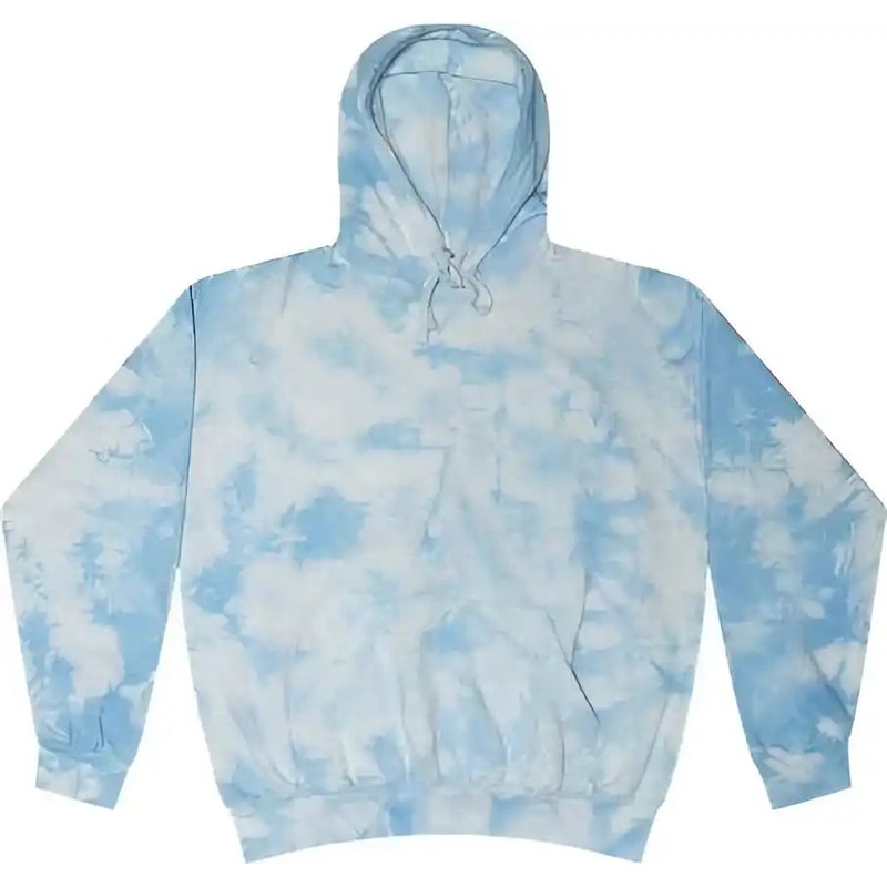 Colortone 8790 Crystal Wash Hooded Sweatshirt – Crystal Baby Blue