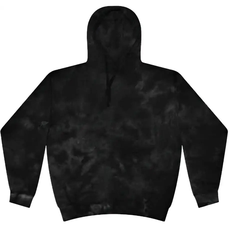 Colortone 8790 Crystal Wash Hooded Sweatshirt – Crystal Black