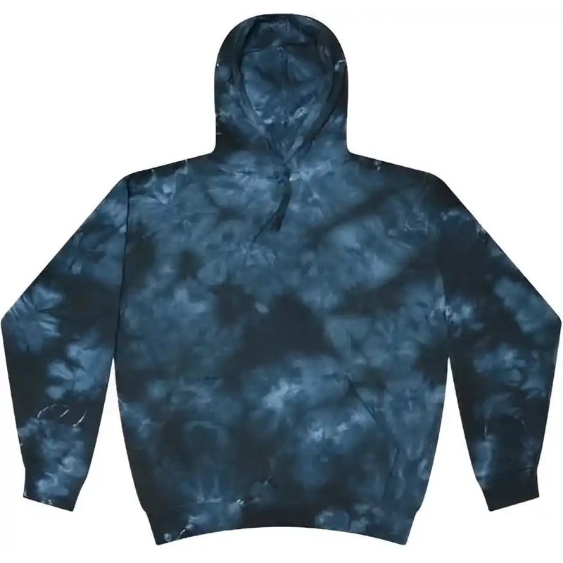 Colortone 8790 Crystal Wash Hooded Sweatshirt – Crystal Navy