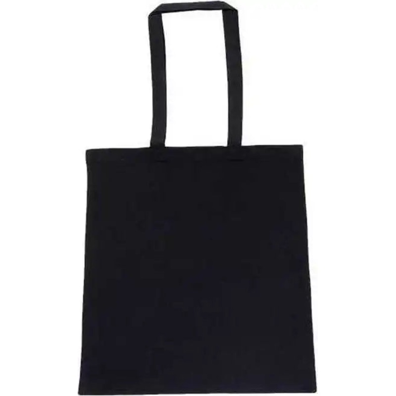 Liberty Bags 8505R Lightweight Recycled Canvas Tote Bag with Extended Handle – Recycled Black