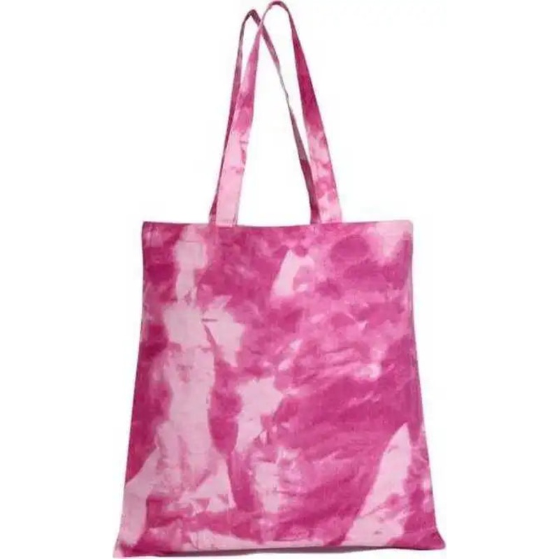 Q-Tees TD800 Tie-Dyed Canvas Bag – Pink Lady
