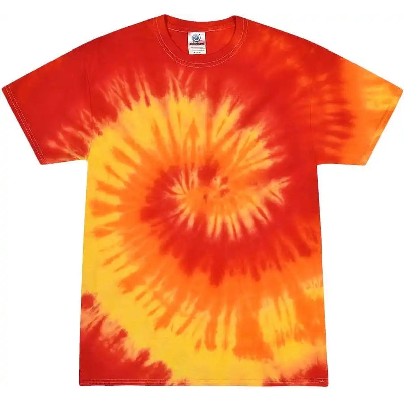 Colortone 1000Y Youth Multi-Color Tie-Dyed T-Shirt – Blaze