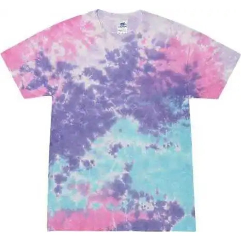 Colortone 1000Y Youth Multi-Color Tie-Dyed T-Shirt – Cotton Candy