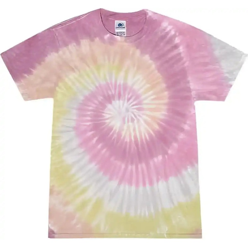 Colortone 1000Y Youth Multi-Color Tie-Dyed T-Shirt – Desert Rose