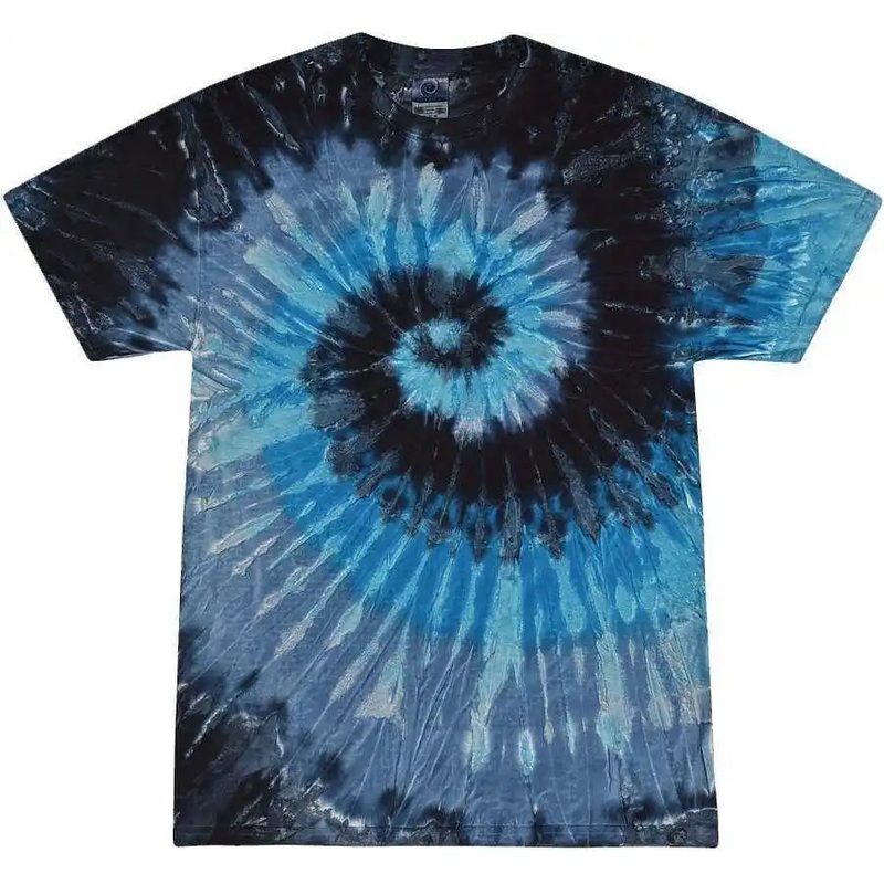 Colortone 1000Y Youth Multi-Color Tie-Dyed T-Shirt – Evening Sky
