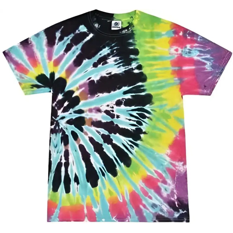 Colortone 1000Y Youth Multi-Color Tie-Dyed T-Shirt – Flashback