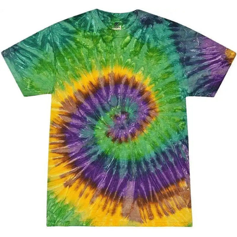 Colortone 1000Y Youth Multi-Color Tie-Dyed T-Shirt – Mardi Gras
