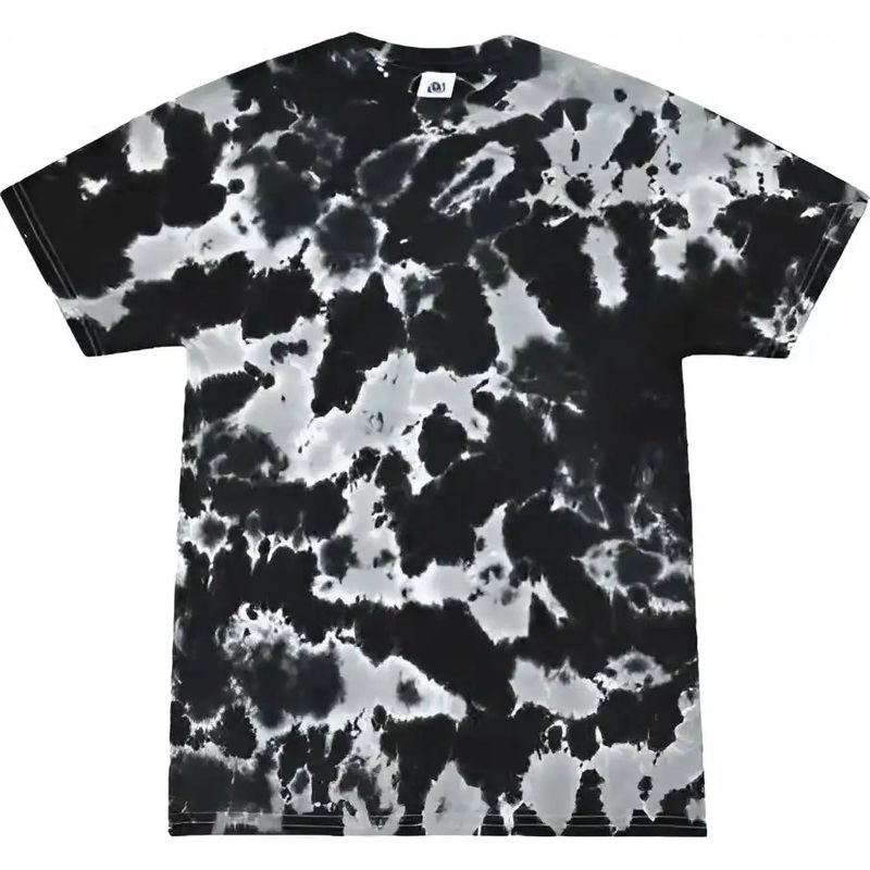 Colortone 1000Y Youth Multi-Color Tie-Dyed T-Shirt – Multi Black