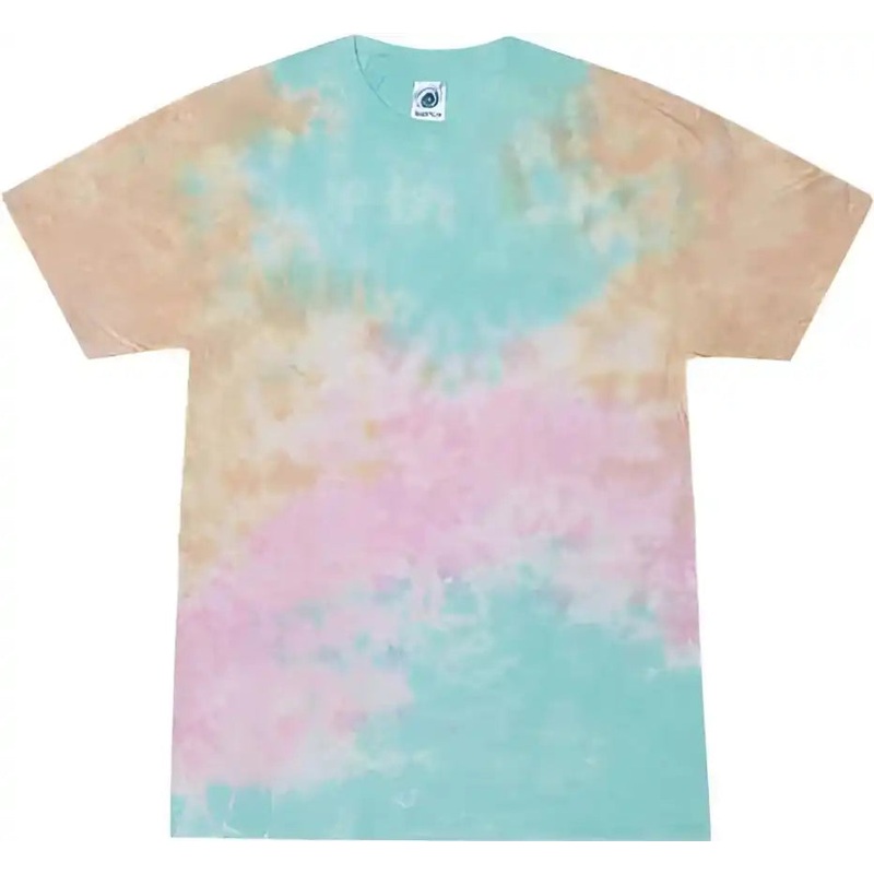Colortone 1000Y Youth Multi-Color Tie-Dyed T-Shirt – Spider Baby Blue