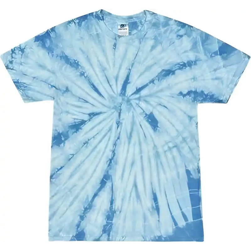 Colortone 1000Y Youth Multi-Color Tie-Dyed T-Shirt – Spider Black