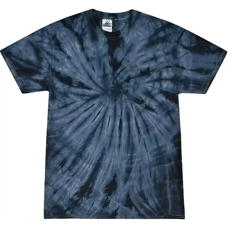 Colortone 1000Y Youth Multi-Color Tie-Dyed T-Shirt – Spider Navy