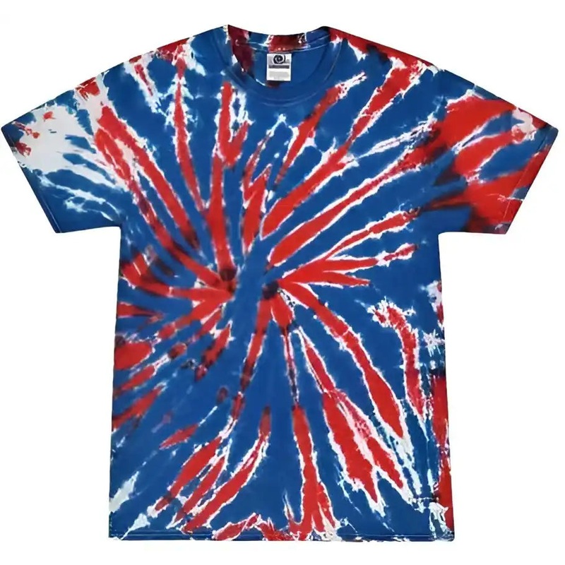 Colortone 1000Y Youth Multi-Color Tie-Dyed T-Shirt – Union Jack