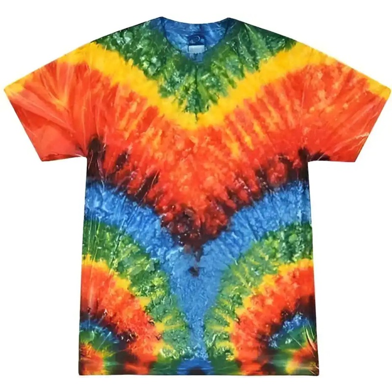 Colortone 1000Y Youth Multi-Color Tie-Dyed T-Shirt – Woodstock