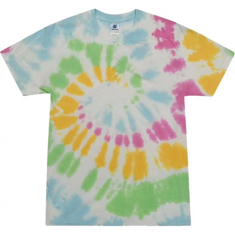 Colortone 1000Y Youth Multi-Color Tie-Dyed T-Shirt – Yosemite