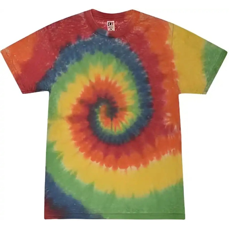 Colortone 1090 Festival Tie-Dyed T-Shirt – Rainbow