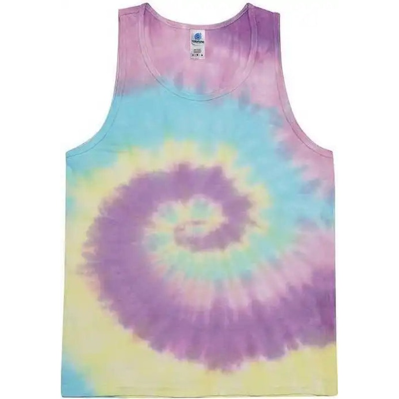 Colortone 3500 Unisex Tie-Dyed Tank Top – Jellybean