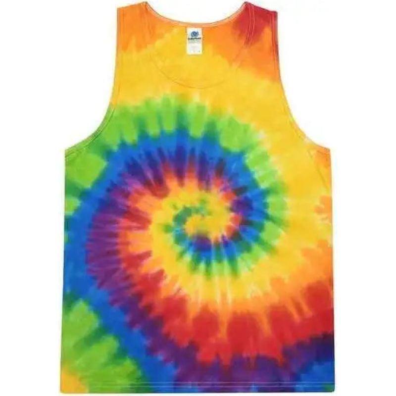 Colortone 3500 Unisex Tie-Dyed Tank Top – Prism