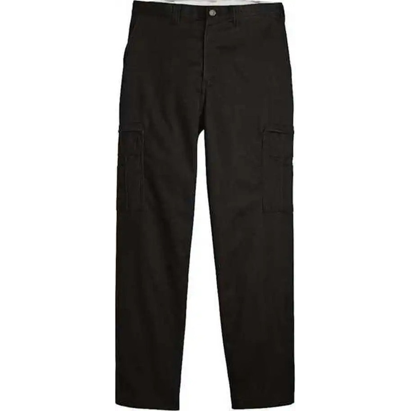 Dickies LP39 Industrial Cotton Cargo Pants – Black – 32I