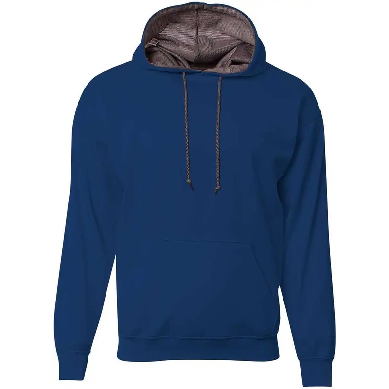 A4 N4279 Adult Sprint Fleece Hoodie – Navy