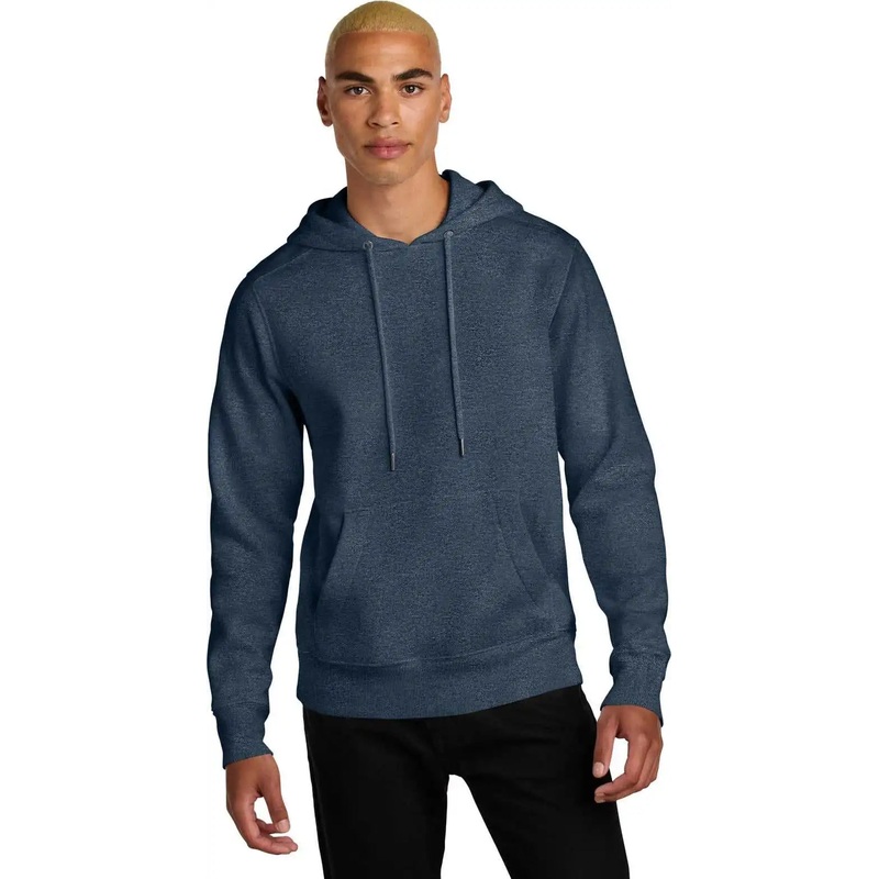 District DT1101 Perfect Weight Fleece Hoodie – Heathered Navy