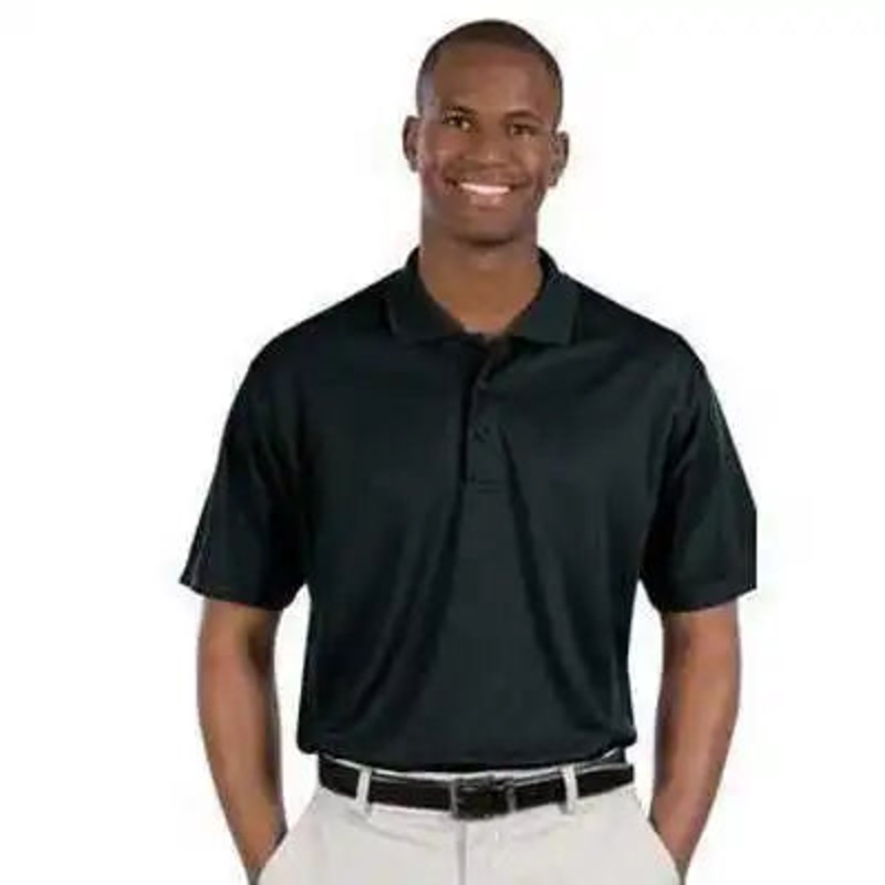 OTTO 601-104 Men’s 5.0 oz. Cool Comfort Mesh Sport Shirts – Black