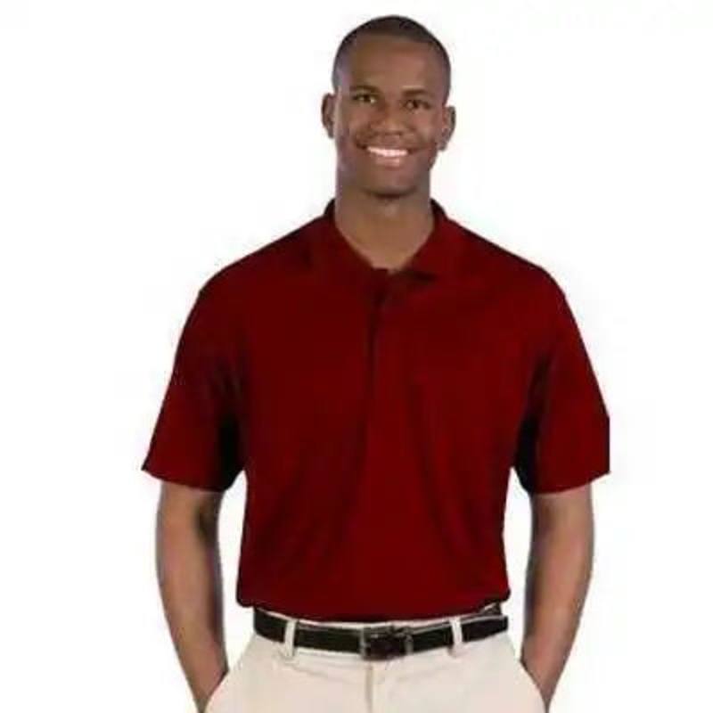 OTTO 601-104 Men’s 5.0 oz. Cool Comfort Mesh Sport Shirts – Burgandy Maroon
