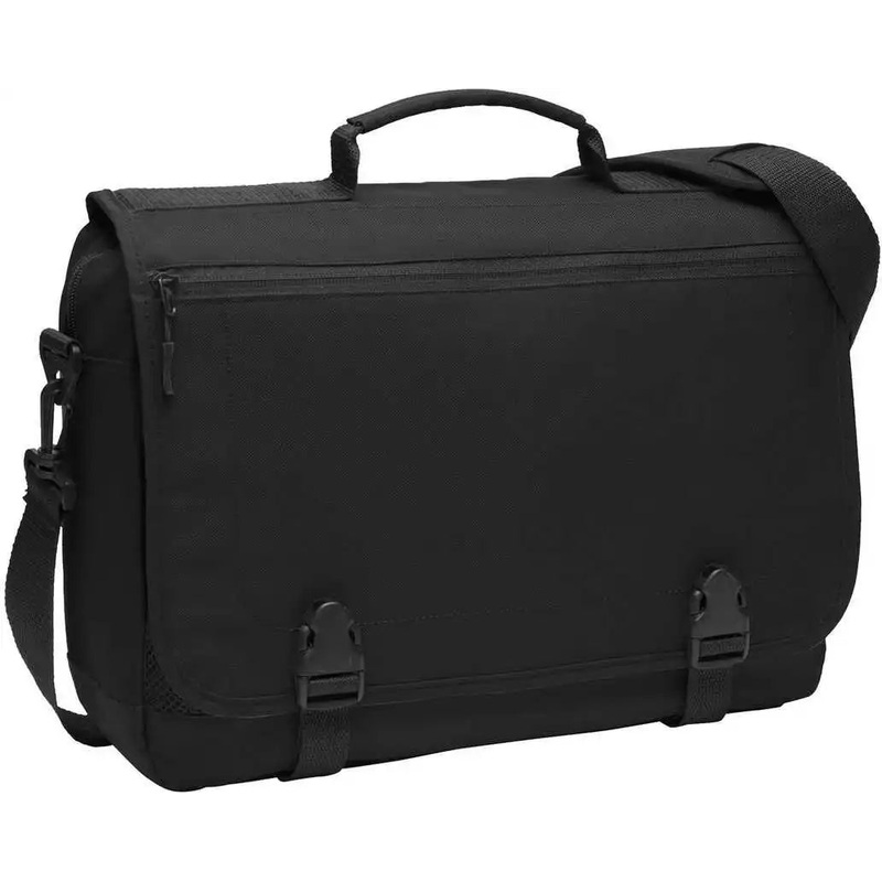 Port Authority BG304 Messenger Briefcase – Black