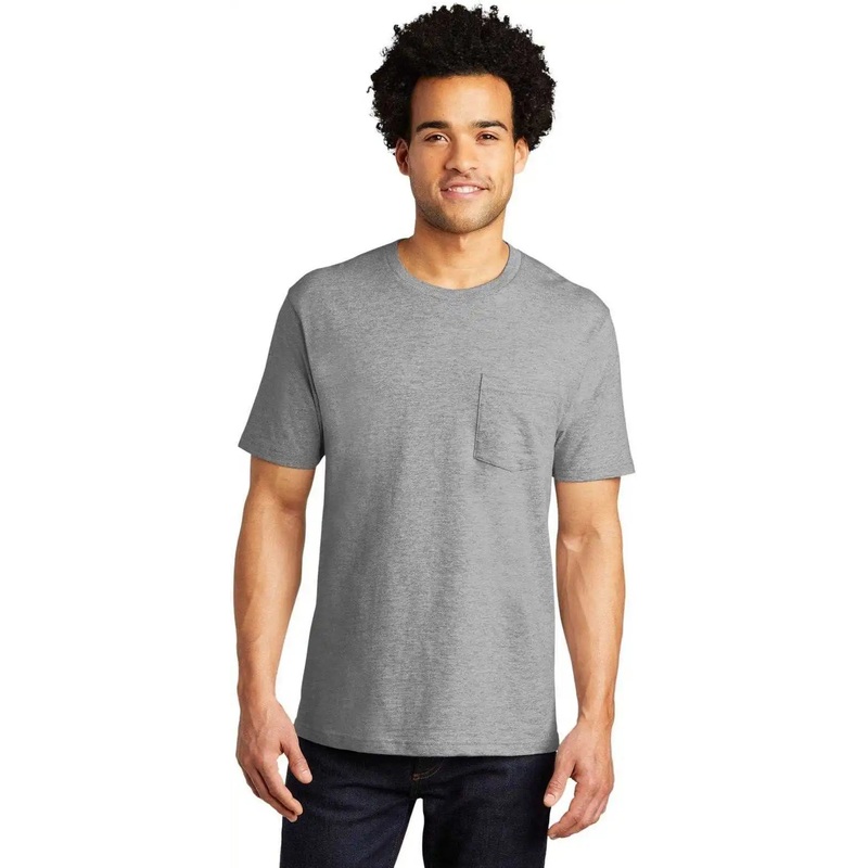 Port & Company PC600P Bouncer Pocket Tee – Athletic Heather