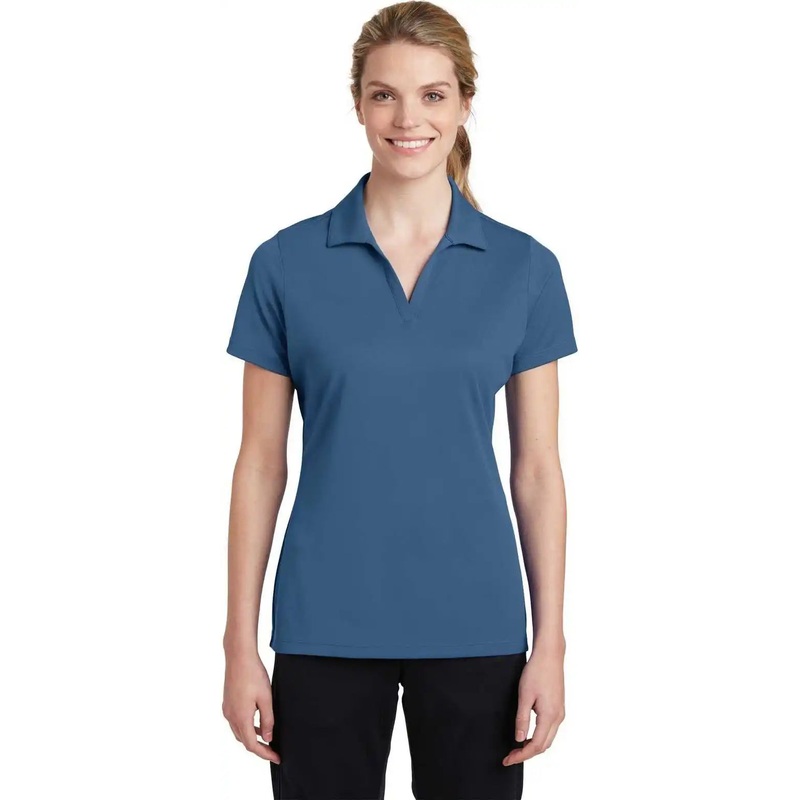 Sport-Tek LST640 Ladies PosiCharge RacerMesh Polo – Dawn Blue