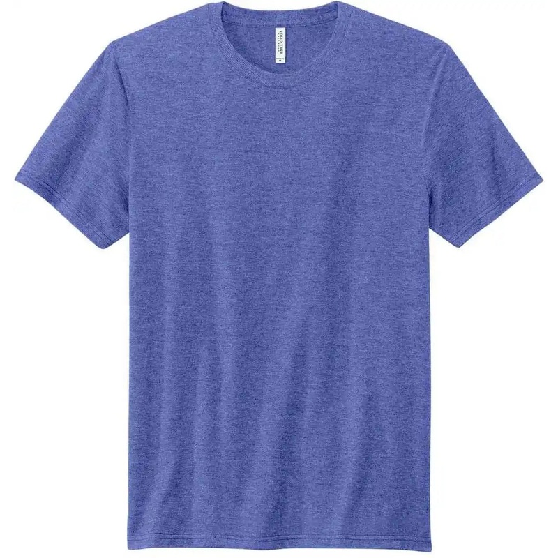 Volunteer Knitwear VL40 Tri Tee – True Royal Heather