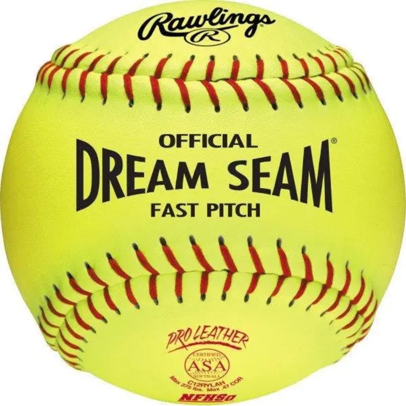 Rawlings Dream Seam 12 Leather ASA/NFHS Fastpitch Softball C12RYLAH