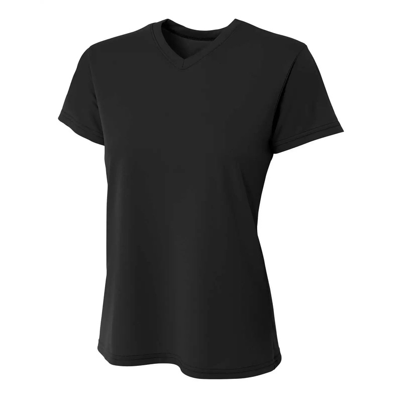A4 NW3402 Sprint Short Sleeve Women’s Tee – Black