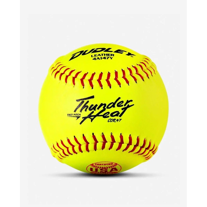 Dudley Thunder USA/ASA 12 Leather Fastpitch Softball 4A147Y